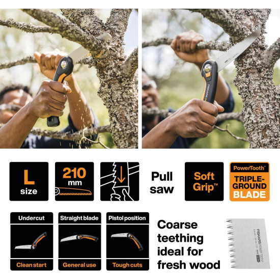 Fiskars SW69 Plus Katlanır Testere 1067553