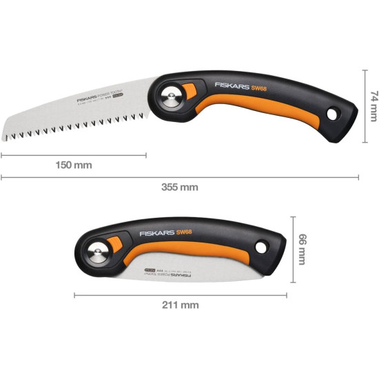 Fiskars SW68 Plus Katlanır Testere 1067552 